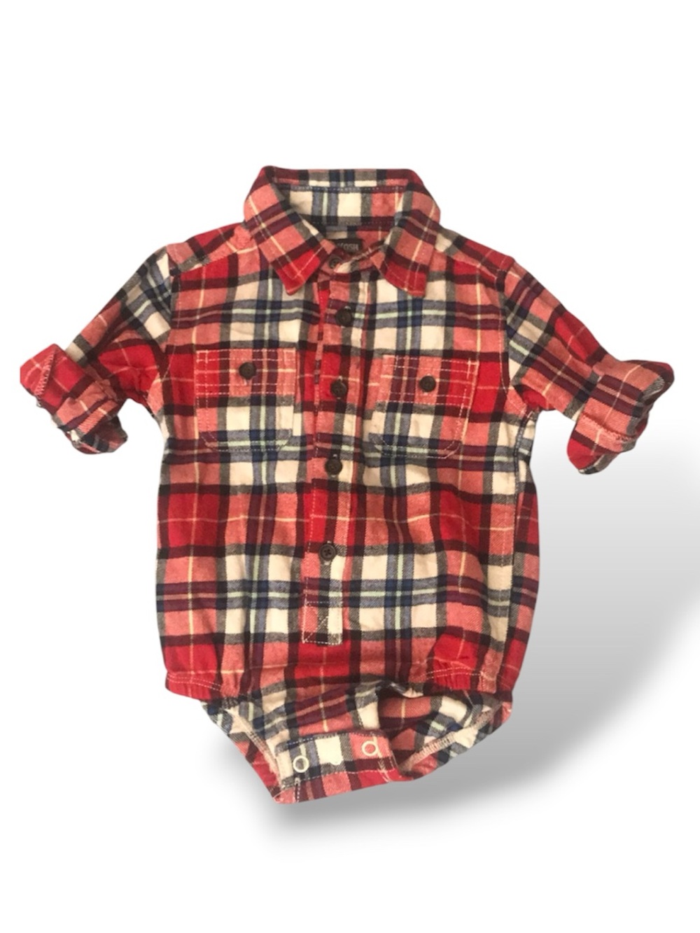 Plaid Flannel Onesie